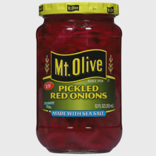 Mt Olive Pickled Red Onions w/Sea Salt 12oz