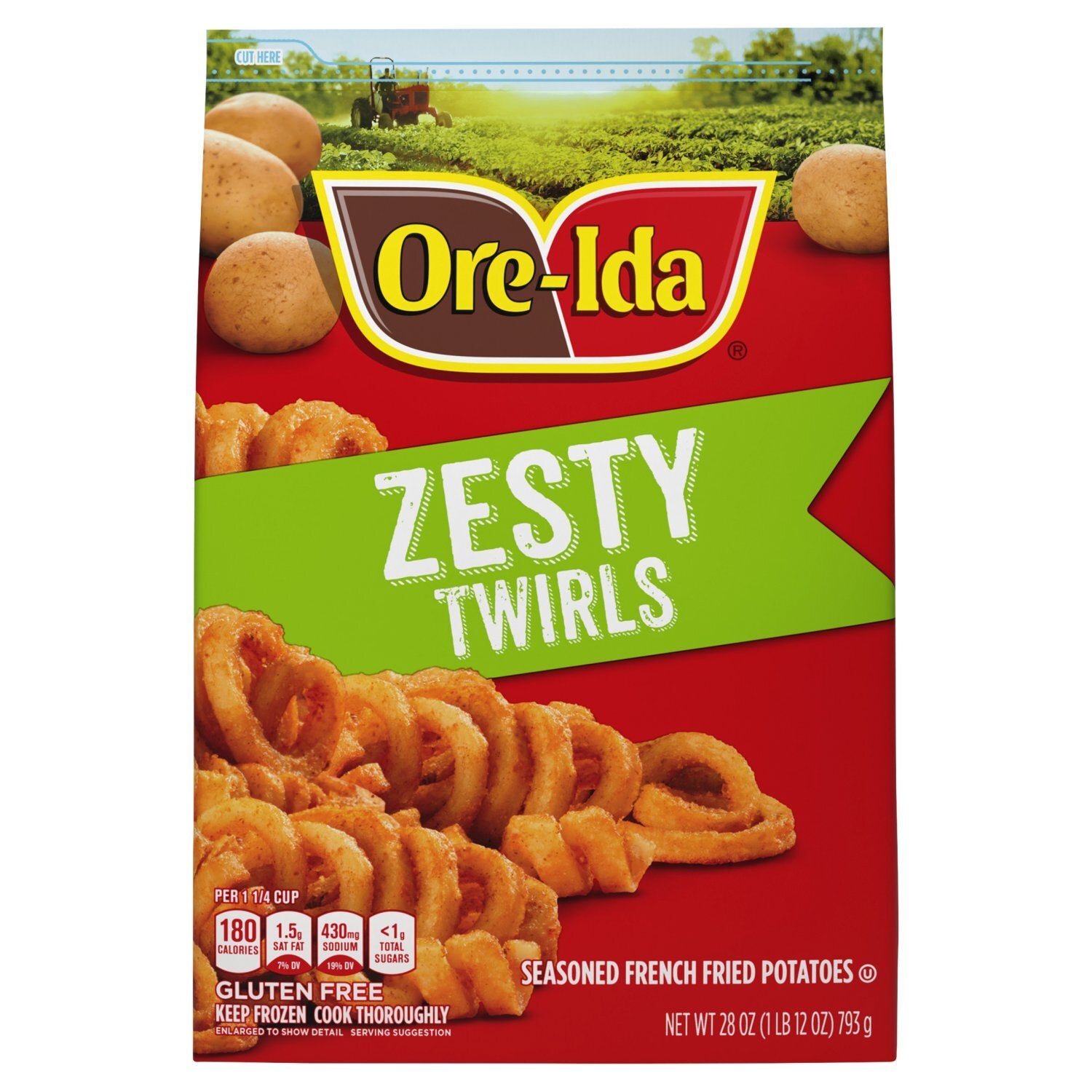 Ore-Ida Zesty Twirls Fries 28oz