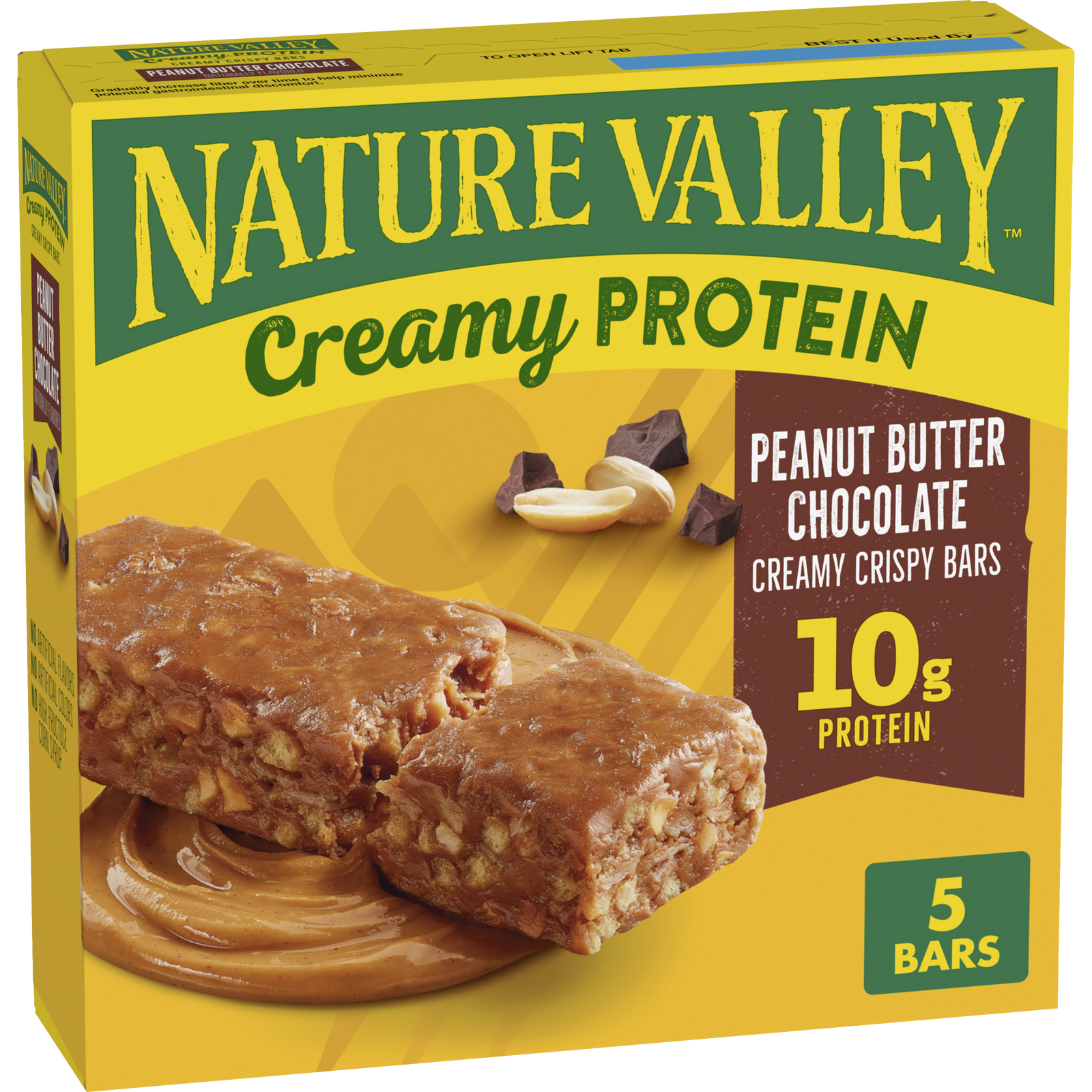 Nature Valley Creamy Protein Bars Peanut Butter Chocolate 5ct