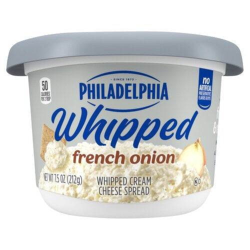 Philadelphia Whipped Cream Cheese French Onion 7.5oz