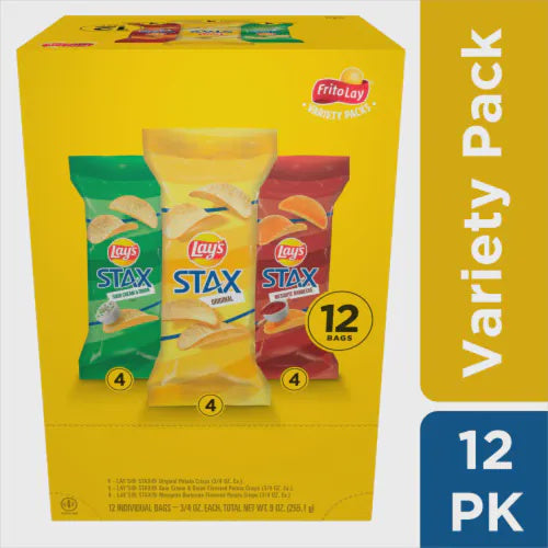 Lay's Stax Multipack 12ct