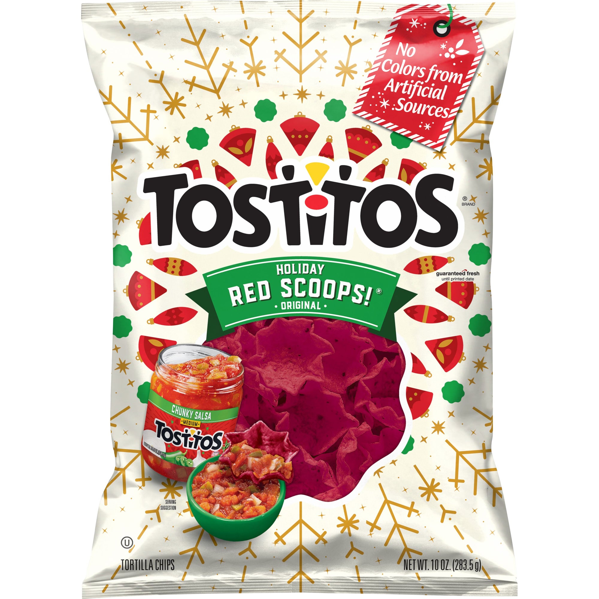 Tostitos Holiday Red Scoops 10 oz.