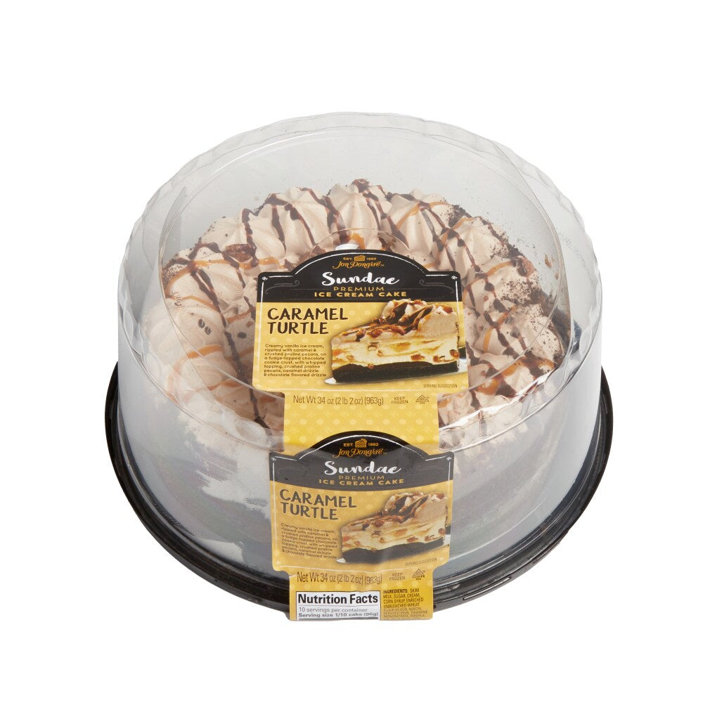 Jon Donaire Caramel Turtle Ice Cream Cake 34oz