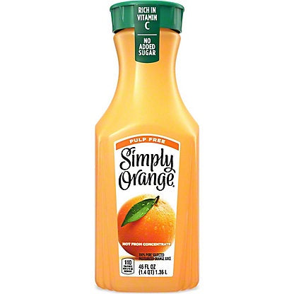 Simply Orange Juice Pulp Free 46oz