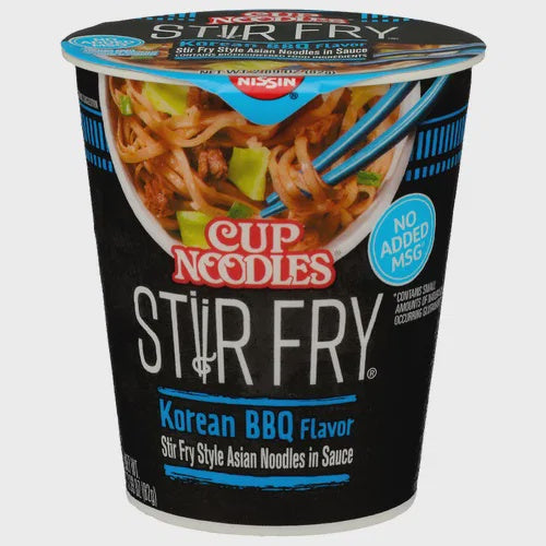 Nissan Cup Noodles Stir Fry Korean BBQ  2.89oz