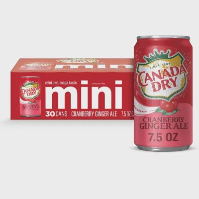 Ginger Ale Black Cherry Mini 10pk