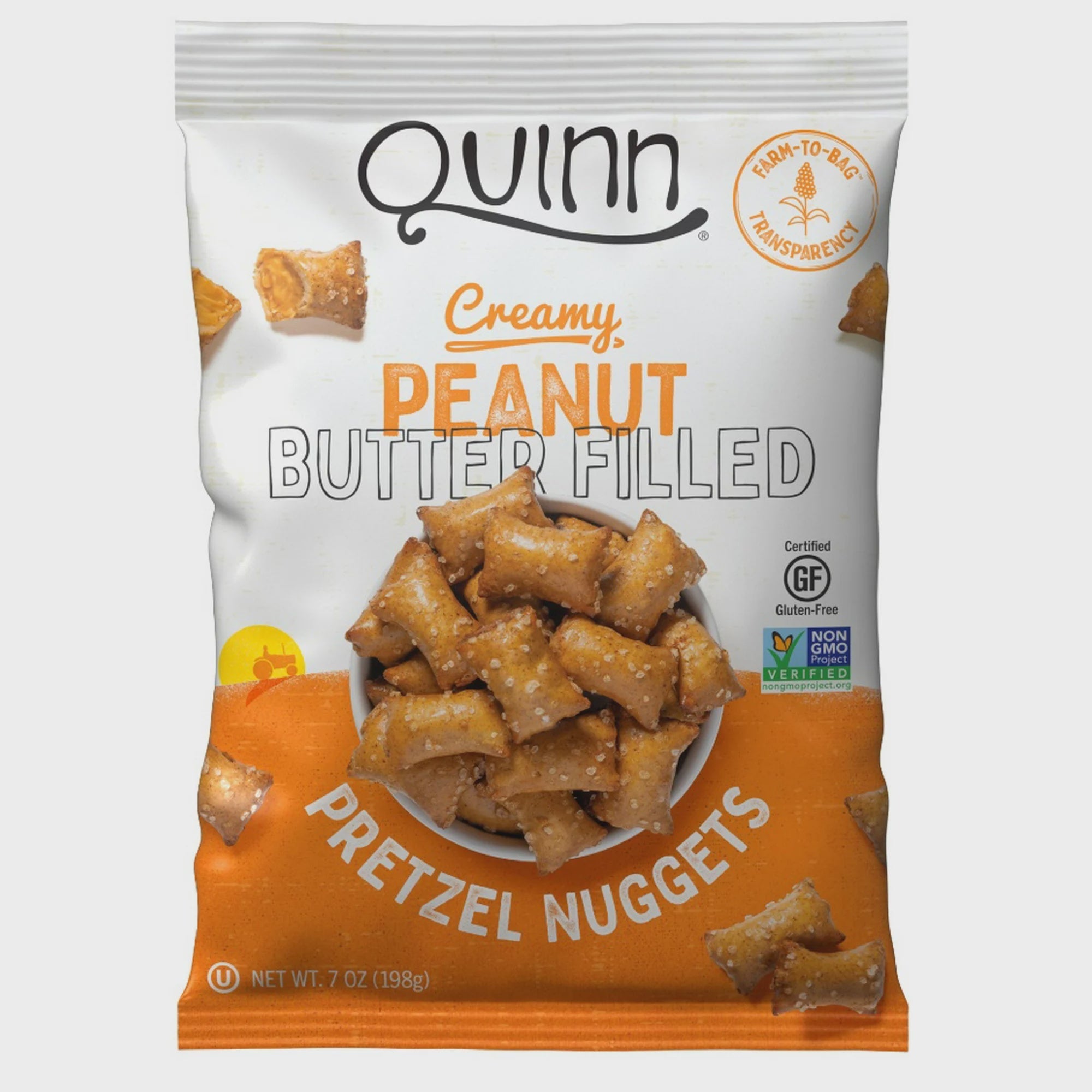 Quinn Creamy Peanut Butter Pretzel Nuggets 7 oz.