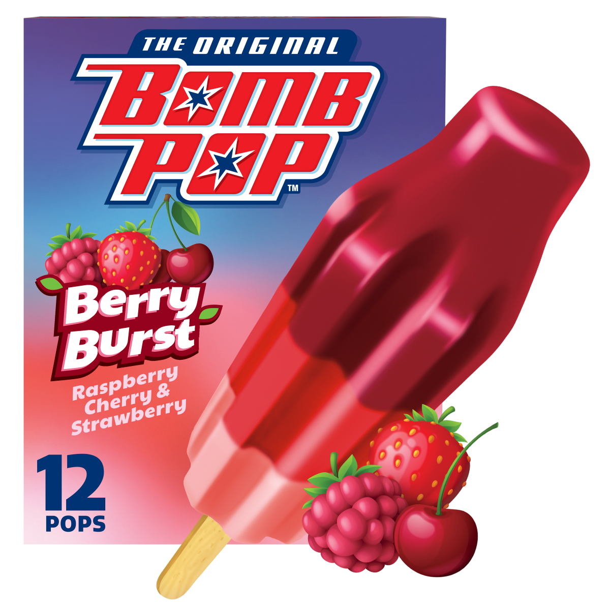 Bomb Pop Berry Burst 12pk