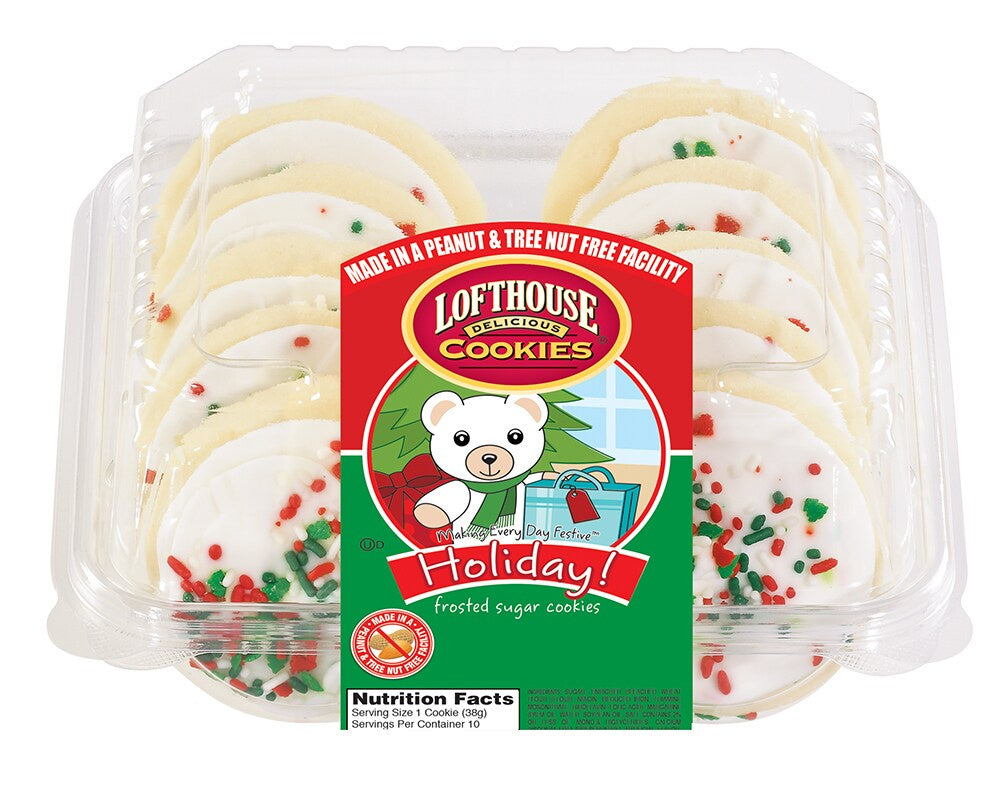 Lofthouse Holiday White Frosted Cookie 13.5oz