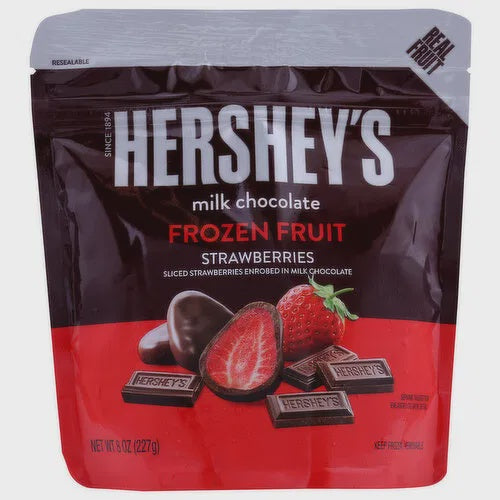 Hershey's Frozen Fruit Chocolate Strawberries 8oz