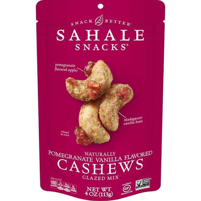Sahale Snacks Pomegranate Vanilla Cashews 4 oz.