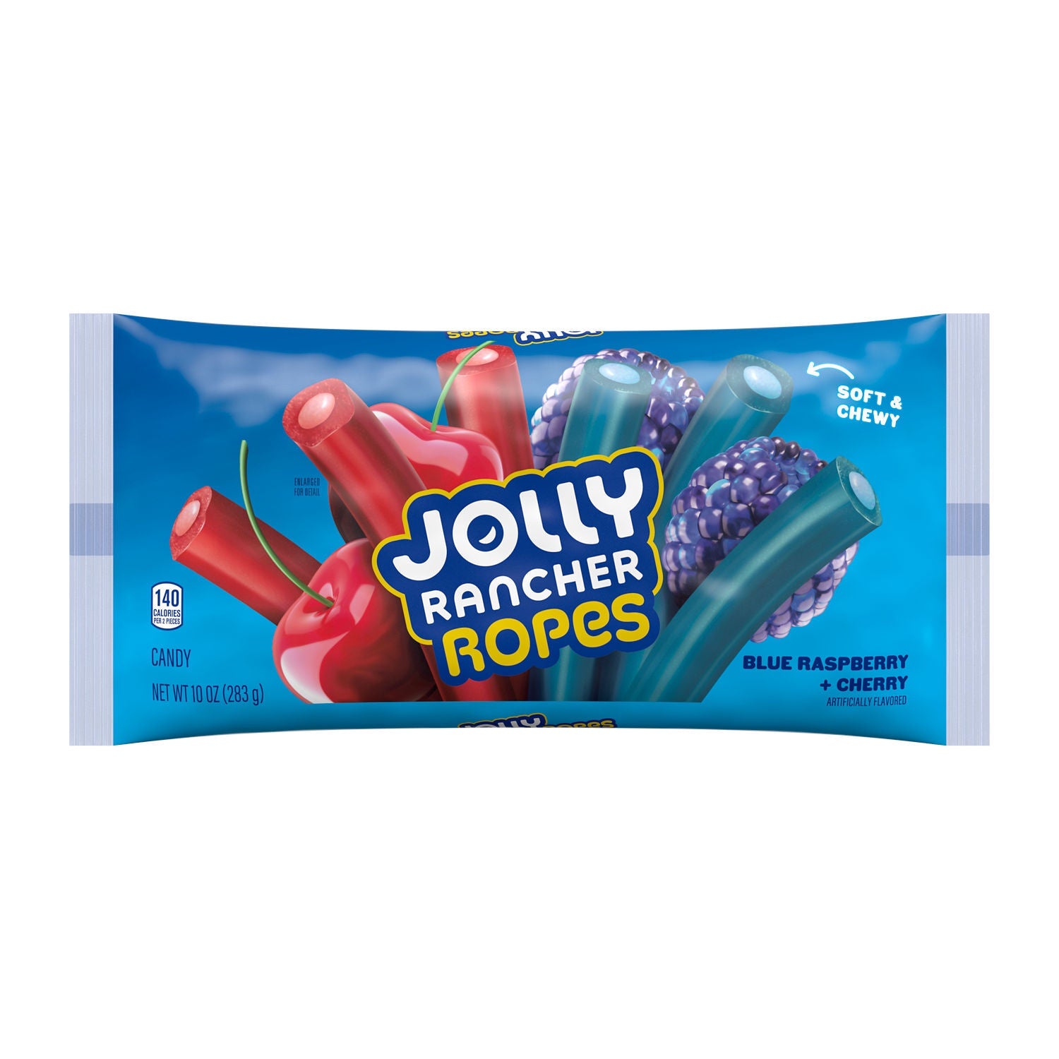 Jolly Rancher Ropes Blue Raspberry & Cherry 10oz