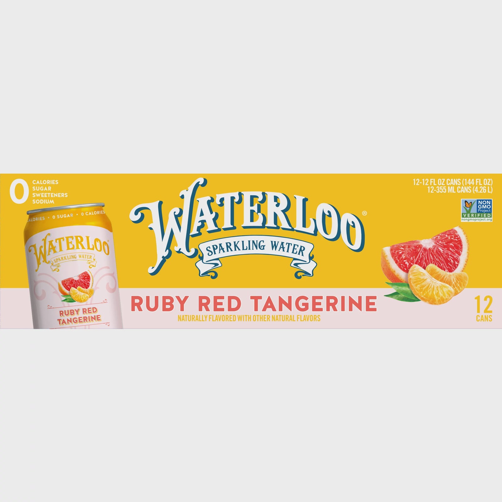 Waterloo Ruby Red Tangerine Sparkling Water 8pk