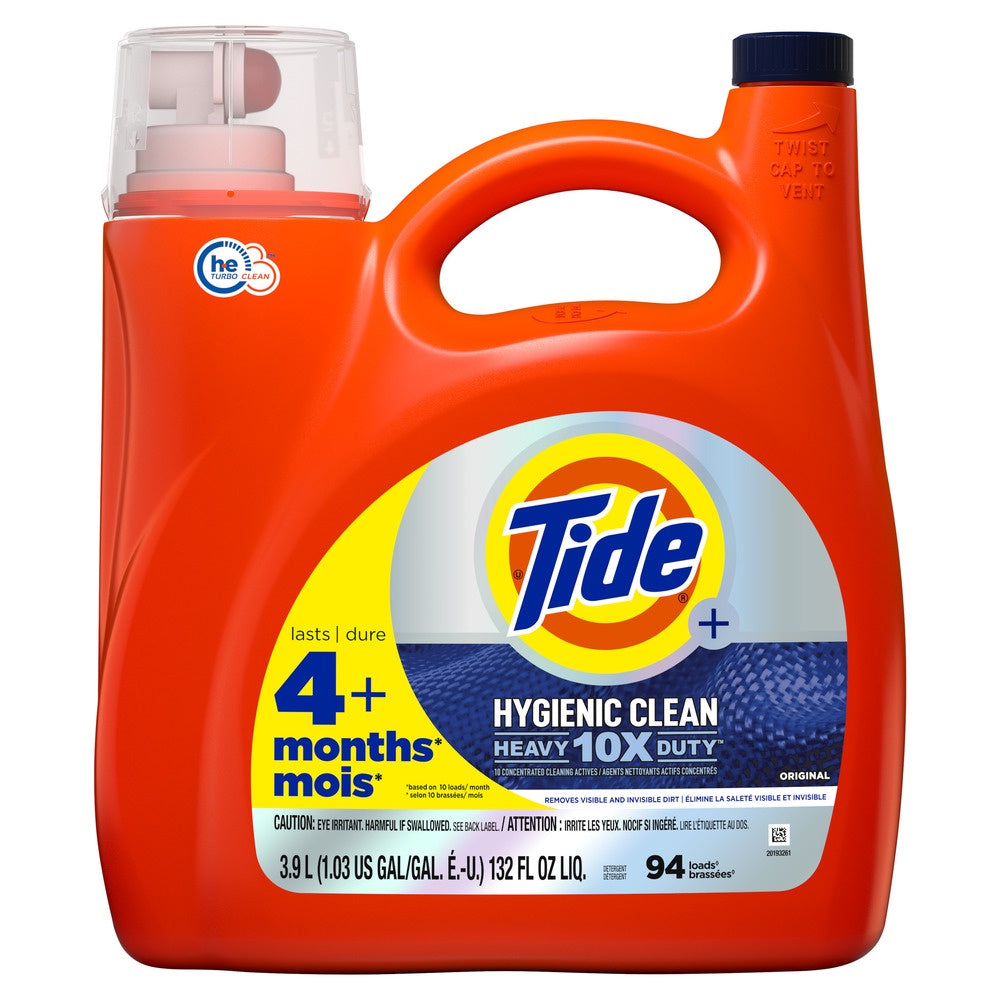 Tide Liquid Laundry Soap Heavy Duty 132 oz