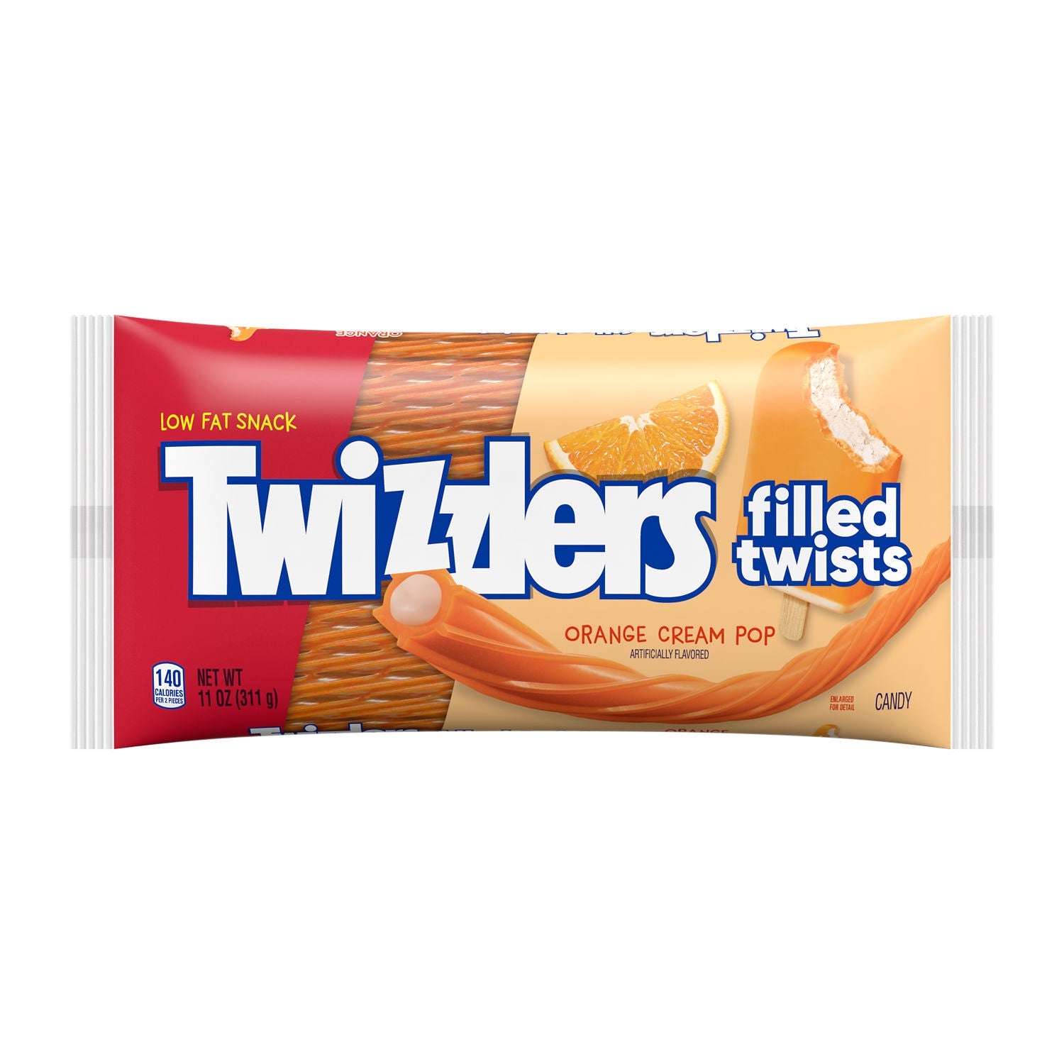 Twizzlers Orange Cream Filled Twists 11oz