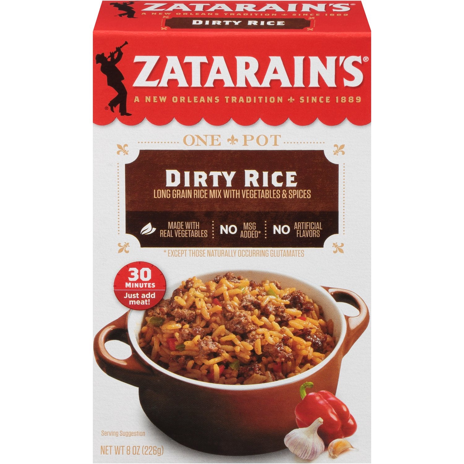 Zatarains Dirty Rice Mix 8oz