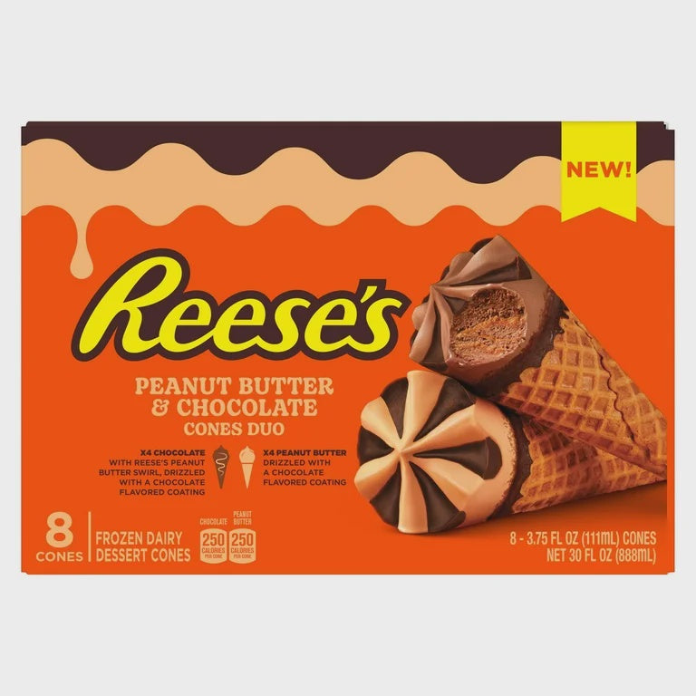 Reese's Peanut Butter Chocolate Cones 6ct