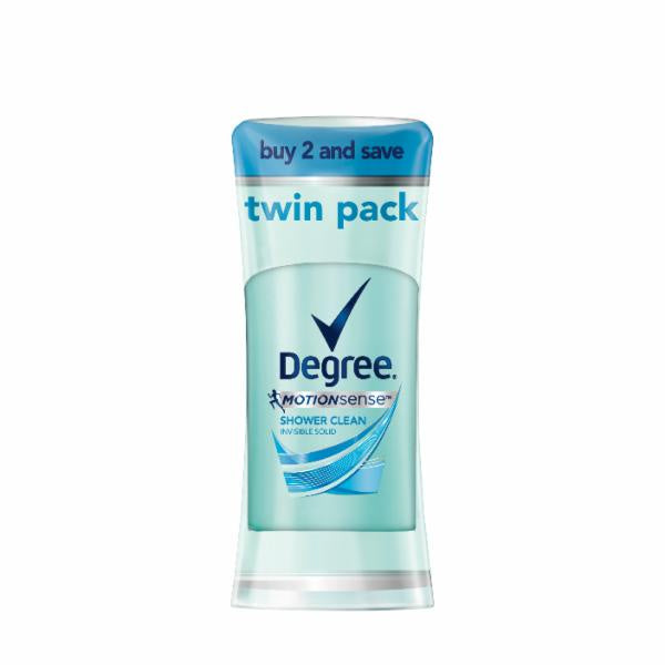 Degree Advance Shower Clean Womens Deoderant 2pk