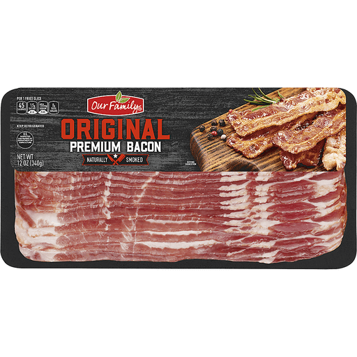 Our Family Sliced Bacon 12oz