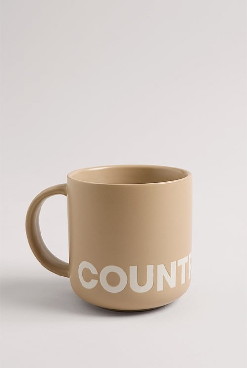 Country Road Stoneware Mug Sand