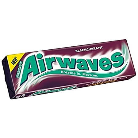 Wrigley's Airwaves Blackcurrent Gum 14g