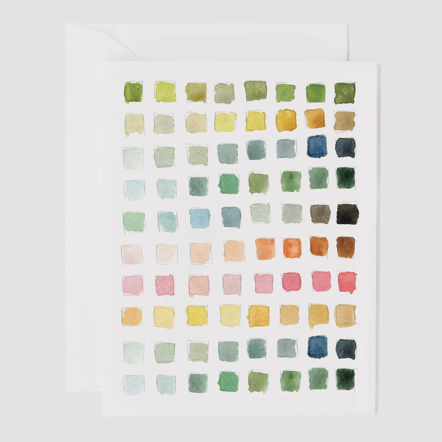 Paint Swatch Notecard Set of 8