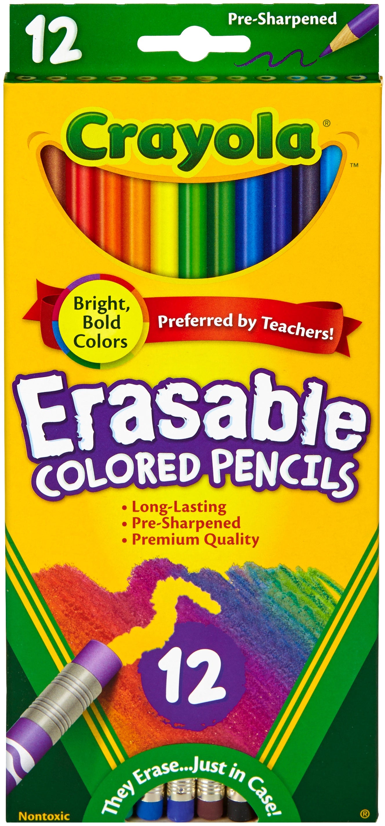 Crayola Erasable Colored Pencils 12ct