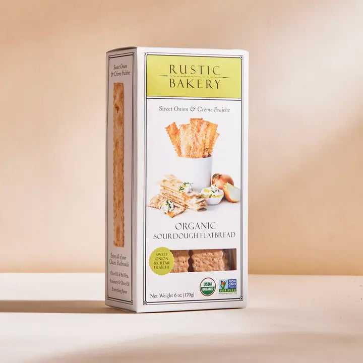 Rustic Bakery Sourdough Flatbread Sweet Onion & Creme Fraiche 6oz