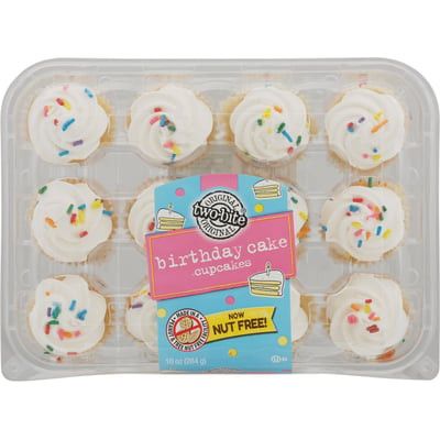 Two Bite Birthday Cake Cupcakes 12ct