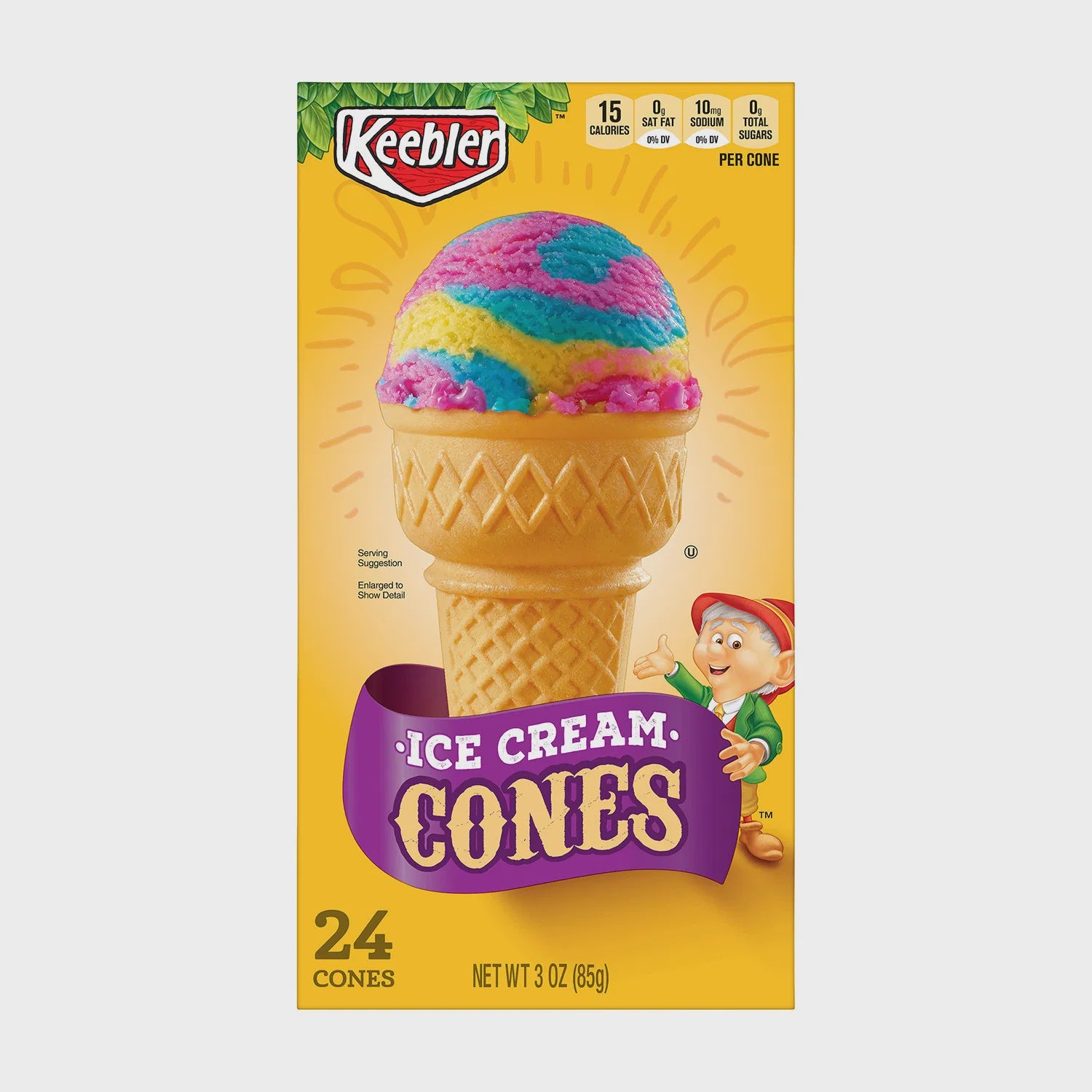 Keebler Ice Cream Cones 3oz 24ct
