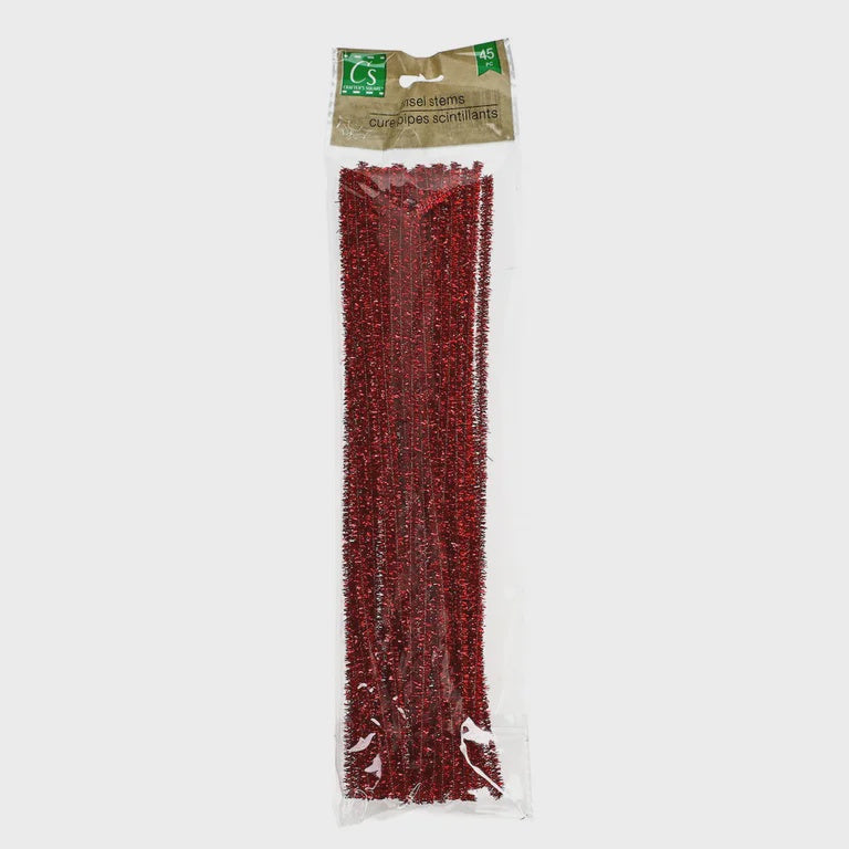 Crafter's Closet Tinsel Stems 25pc Bottle Cleaners