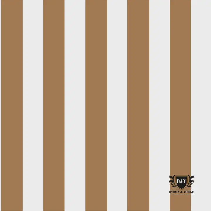 Byron&Yorke Gold Stripe Cocktail Napkin 20ct