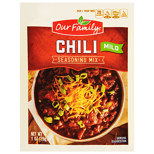 Our Family Mild Chili Seasoning 1oz