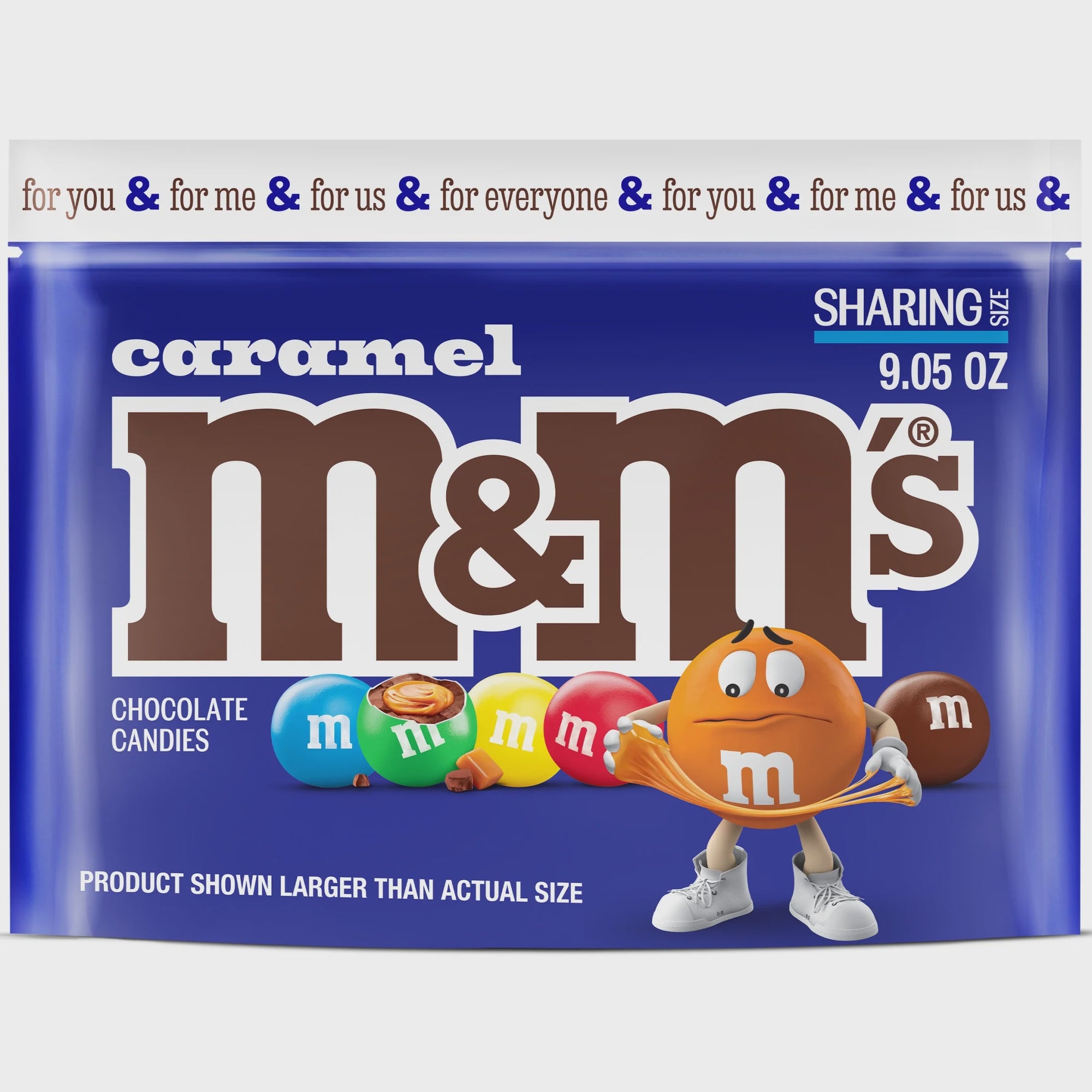 M&M Caramel Candy 9.05oz