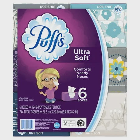 Puffs Ultra Soft Tissue 6pk