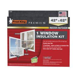 Window Insulation Kit indoor/outdoor 42"x62"