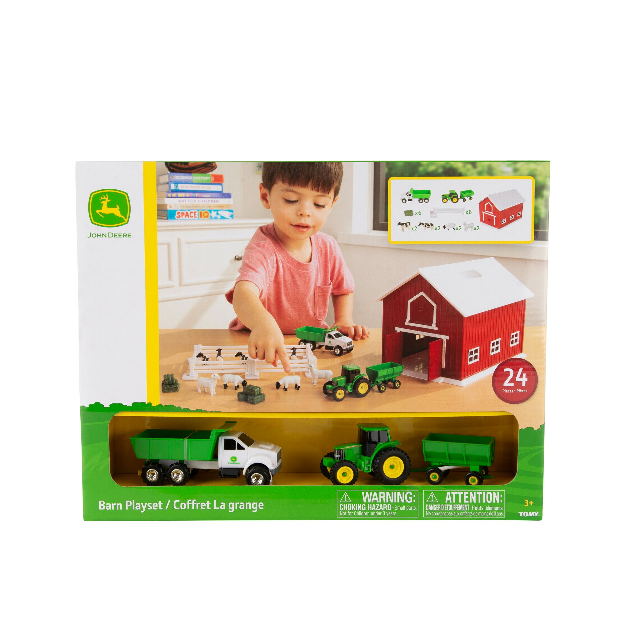 John Deere Barn Playset 24 piece