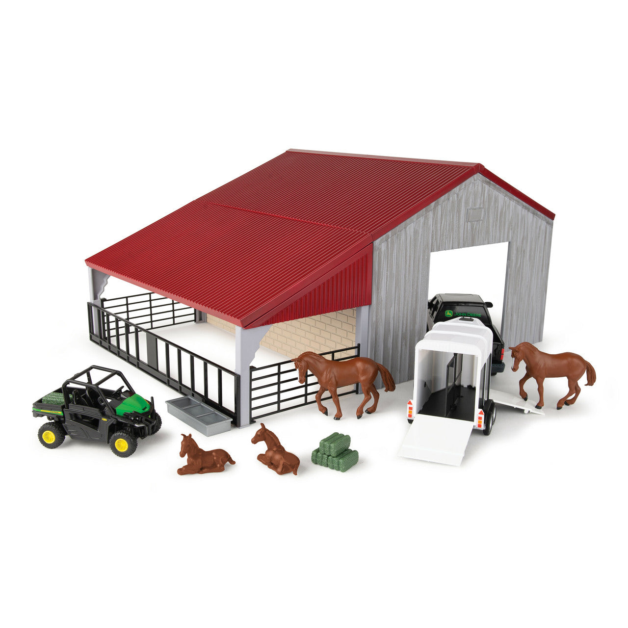 John Deere Weathered Barn Playset 13 Pieces