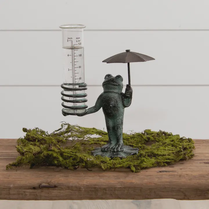 Frog Rain Gauge