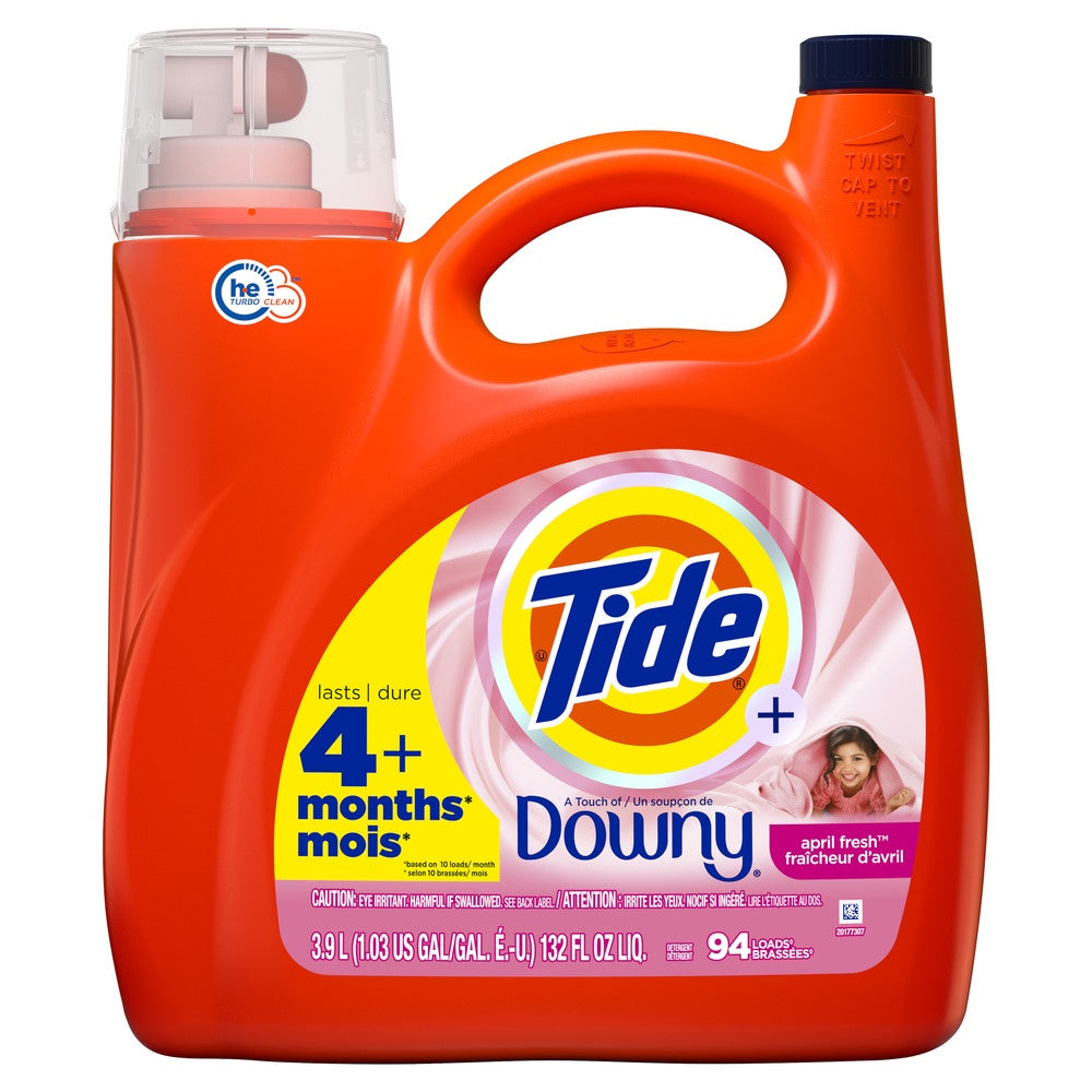 Tide Liquid Laundry Soal Downy April Fresh 132 oz