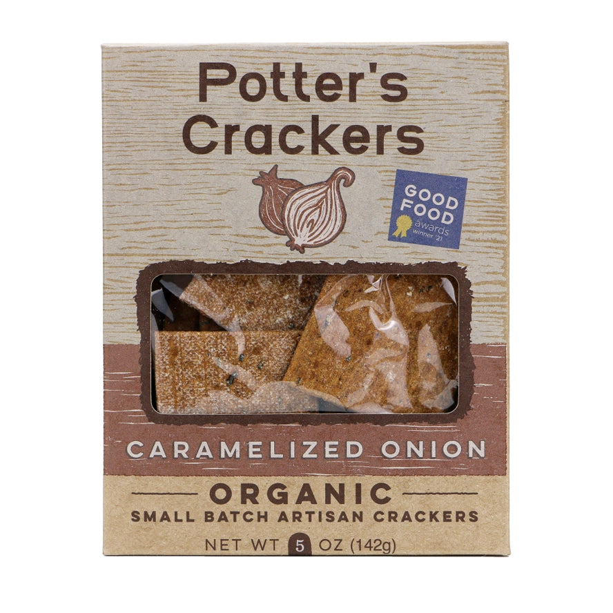 Potter's Crackers Caramelized Onion Crackers 5 oz