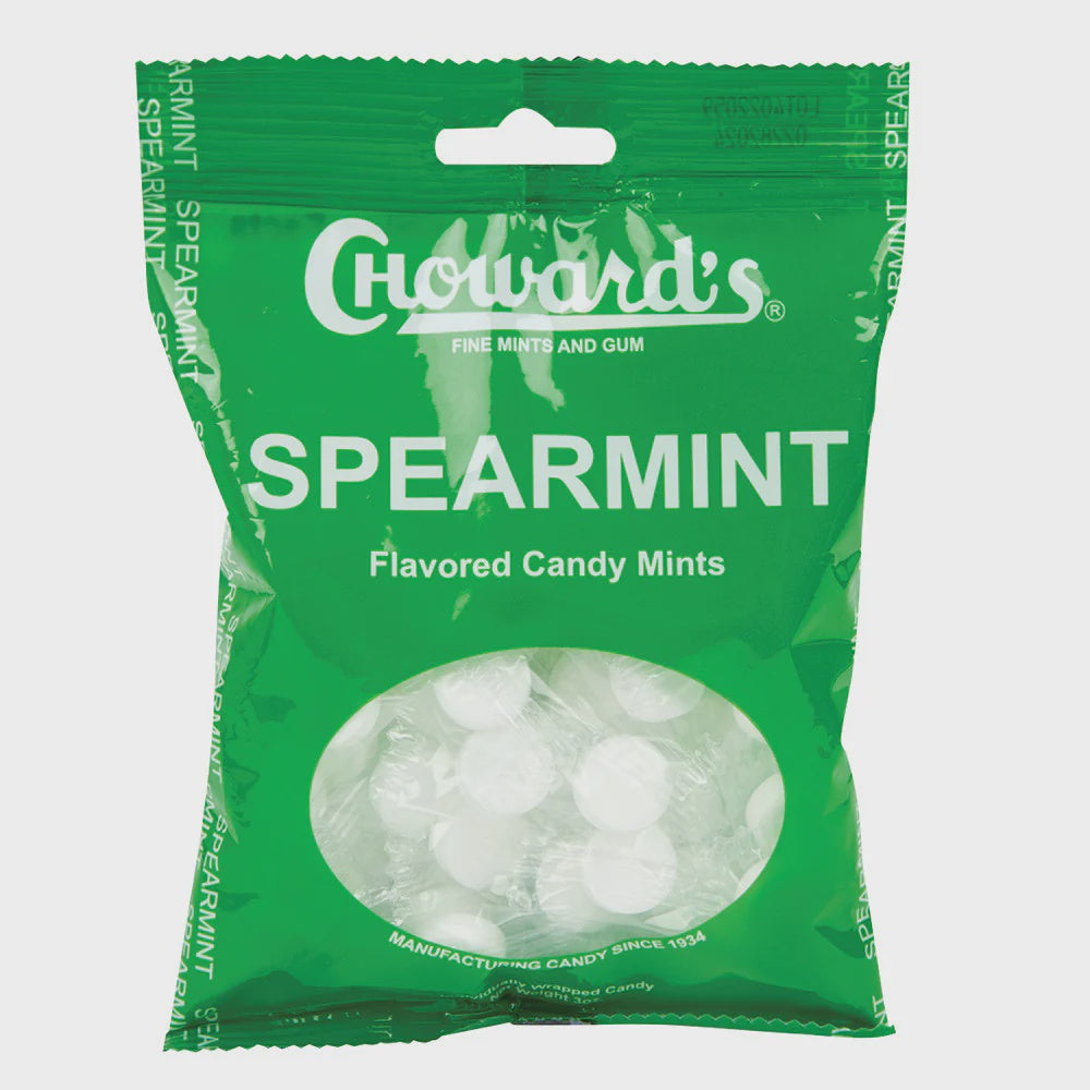 Chowards Mints Spearmint Individual Wrapped 3.oz