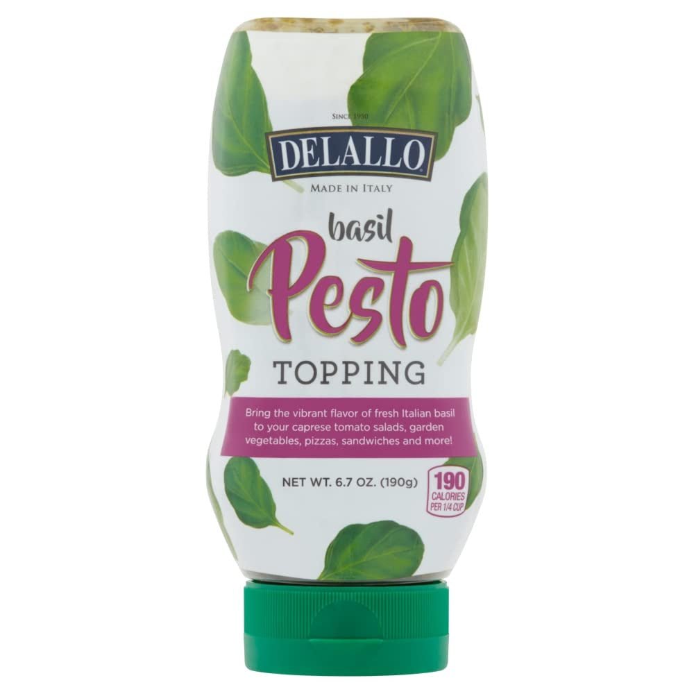 Delallo Basil Pesto Topping 6.7oz