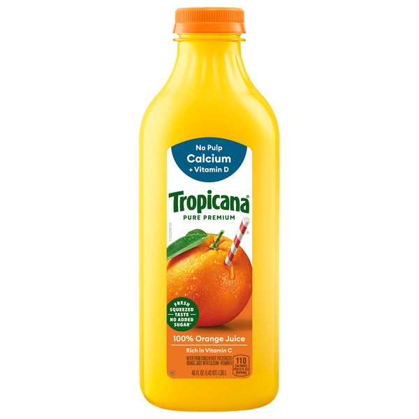 Tropicana Orange Juice w/Calcium 46oz