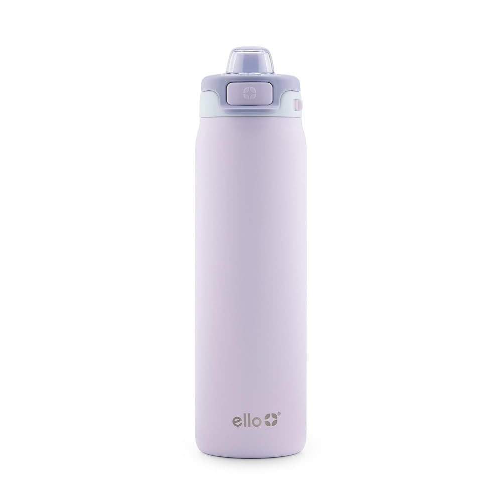 Ello Insulated Stainless Steel Water Bottle 22oz w/locking flip lid