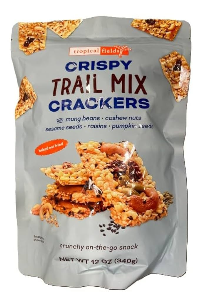 Tropical Fields Crispy Trail Mix Crackers 12 oz