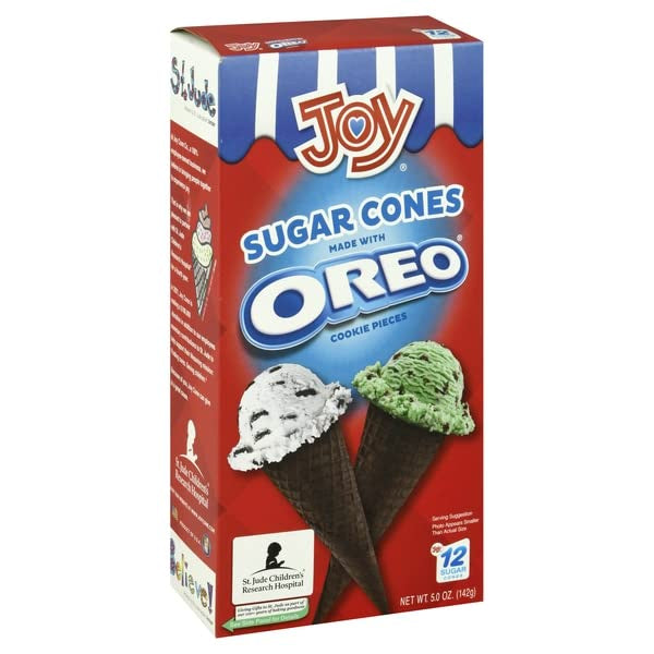 Joy Oreo Sugar Cones 12ct