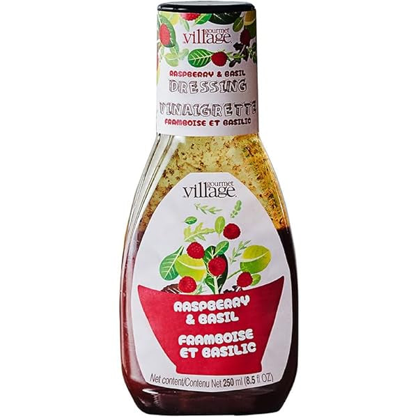 Gourmet du Village Dressing Raspberry Basil 8.5oz