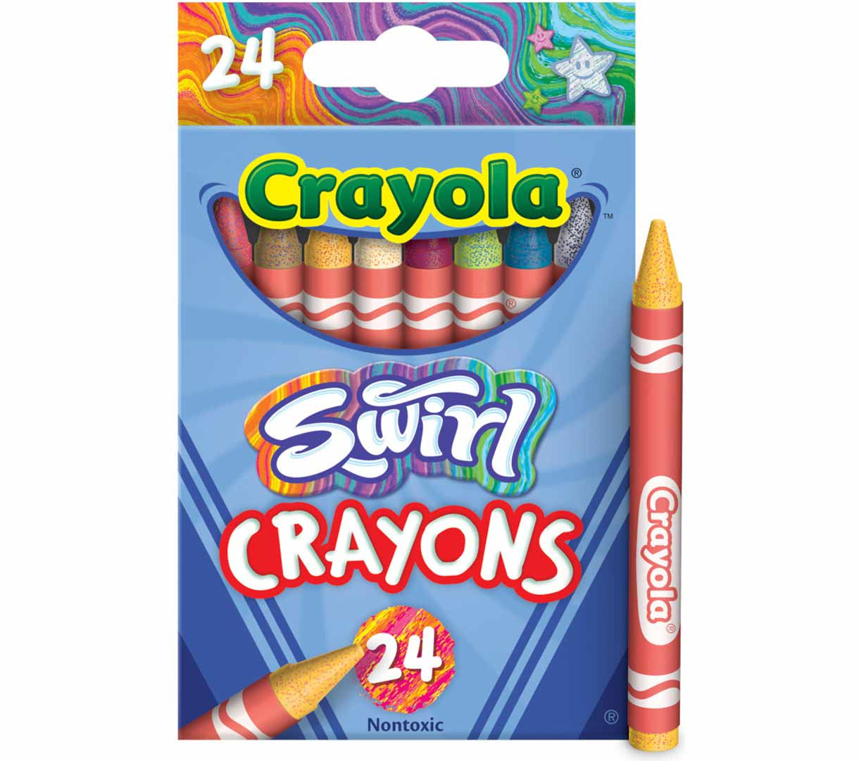 Crayola Swirl Crayons 24 Pack