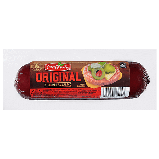 Our Family Beef Summer Sausage 9oz